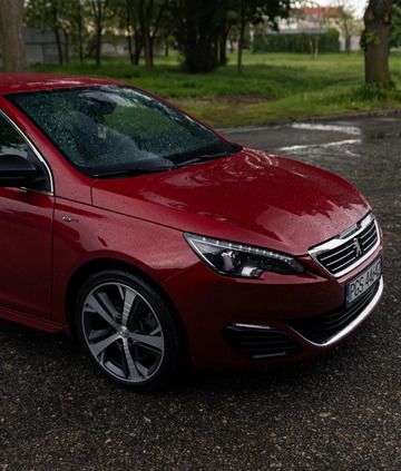 Peugeot 308 cena 65200 przebieg: 93200, rok produkcji 2017 z Stary Sącz małe 379